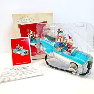 NIB 2003 Rockin' & Rollin Beach Boys Vintage Hallmark Musical Christmas Ornament